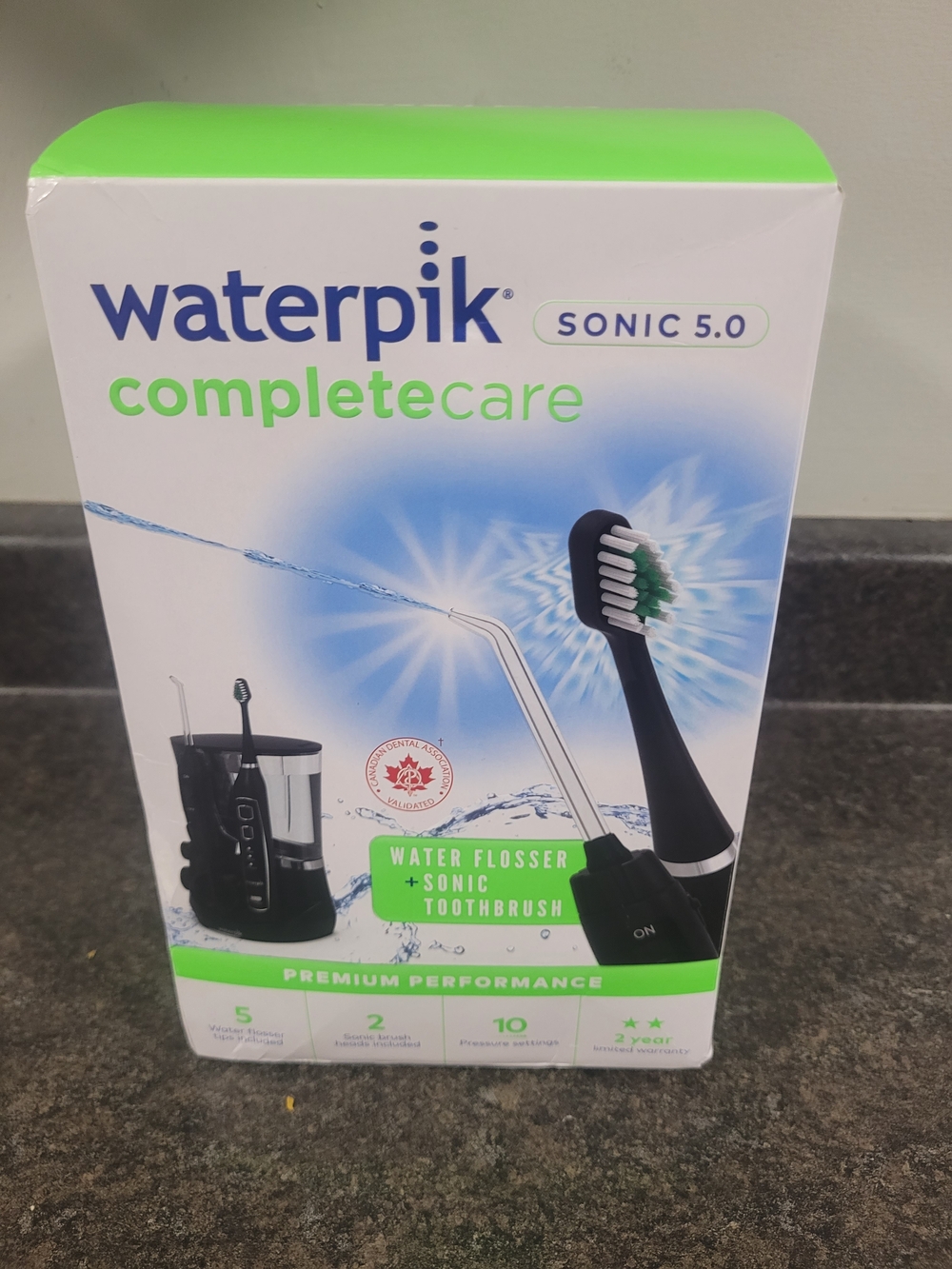 Waterpik Sonic 5.0 Toothbrush/ Flosser- New